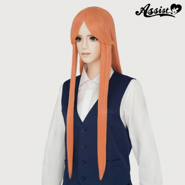 Long Wig with 1 Round Skin Top　Candy apple