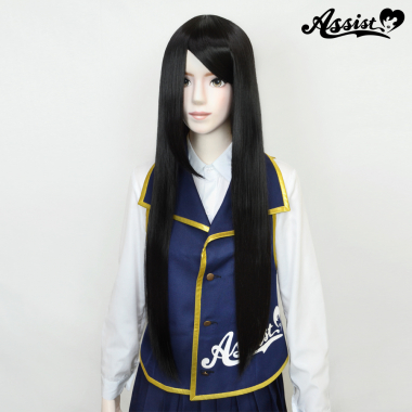 Non-transparent Wig　Black 1B