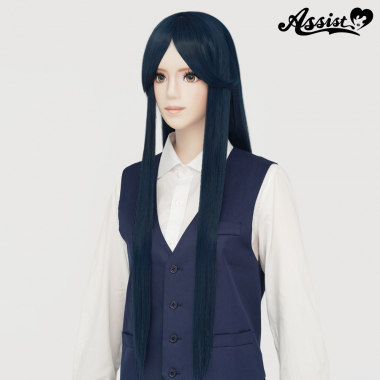Long Wig with 1 Round Skin Top　Nightmare Green