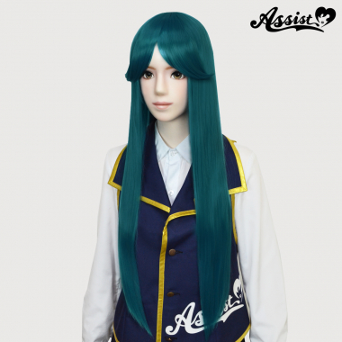 Long Wig with 1 Round Skin Top Sea Green NSGR-130