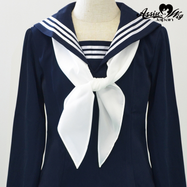[While Supplies Last] Schoolgirl Necktie　White