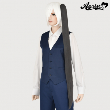 100cm Clip-in Wig　Dark Platinum NDP-183