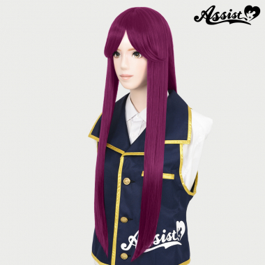 Long Wig with 1 Round Skin Top　Poison NPZ-93