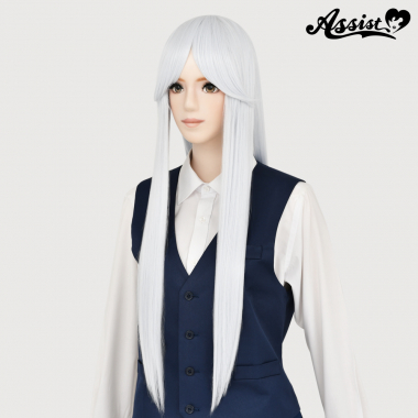 Long Wig with 1 Round Skin Top Powder Snow NPD-182