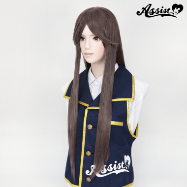 Long Wig with 1 Round Skin Top　Mocha Chocolat NMCL-155