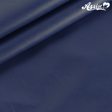 Stretch Synthetic Leather Fabric 135cm Wide X 50cm Blue No.37