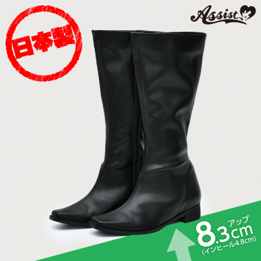 Secret Stretch Long Boots　Black