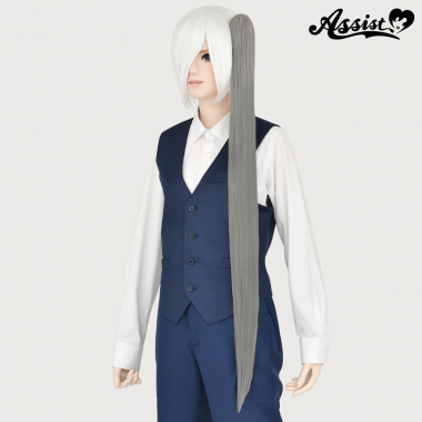 100cm Clip-in Wig　Half Silver NSD-71