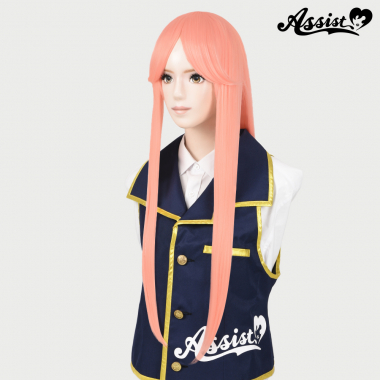 Long Wig with 1 Round Skin Top　Baby Peach NSP-54