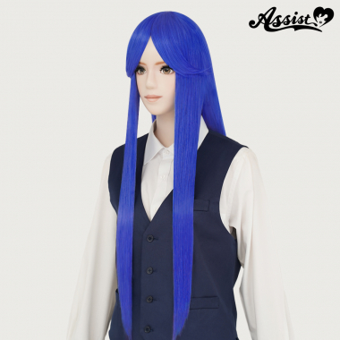 Long Wig with 1 Round Skin Top　Arabian Blue NAL-104