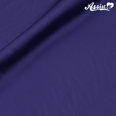 Assist Satin Fabric 125cm Wide X 50cm Blue No.54