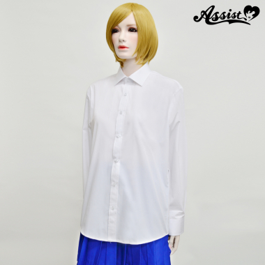 Colored Shirt (men's Style/long Sleeve) White