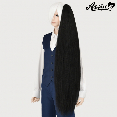 Waffle Clip-in Wig Black 1B