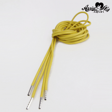 Shoelace 270 cm (round cord)　Yellow