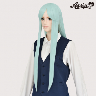 Long Wig with 1 Round Skin Top Sweet Mint NSM-45