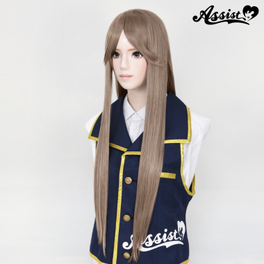 Long Wig with 1 Round Skin Top　Mao Brown NMBR-153