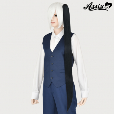 100cm Clip-in Wig　Smoke Black NSBK-106