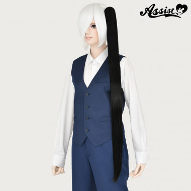 100cm Clip-in Wig　Black 1B