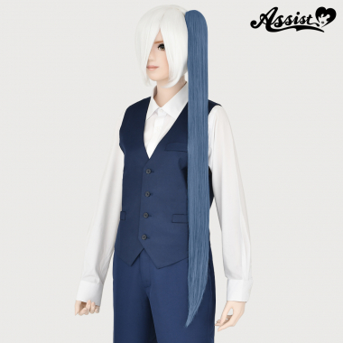 100cm Clip-in Wig　Ash Blue NABL-146