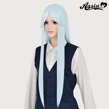 Long Wig with 1 Round Skin Top Ice Heron NIH-193