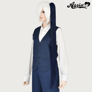 100cm Clip-in Wig Blue Black NAB-2