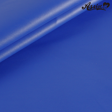 Stretch Synthetic Leather Fabric 135cm Wide X 50cm Blue No.35