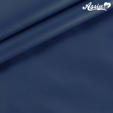 Stretch Synthetic Leather Fabric 135cm Wide X 50cm Blue No.36