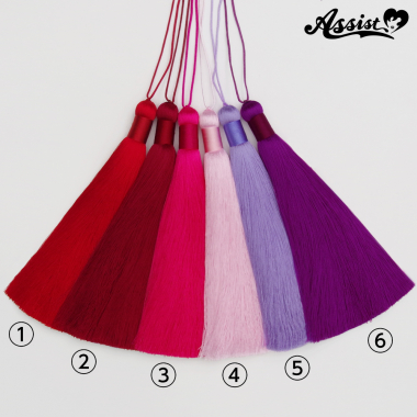 Tassel 15cm 1 Piece Color Group④　Pearl pink