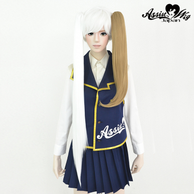 Volume Clip-in Wig　Milky Gold 369