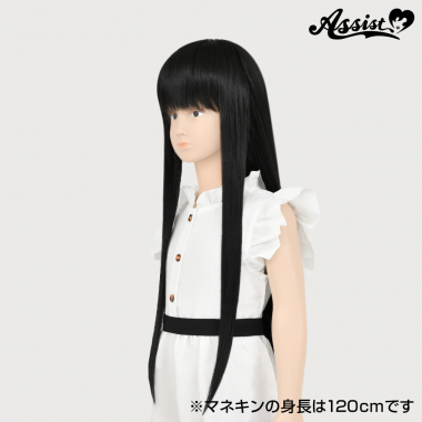 Kids Long with 1 Round Skin Top　Black 1B