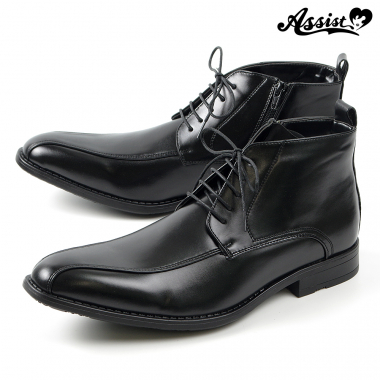 High cut lace-up shoes No in-heel black
