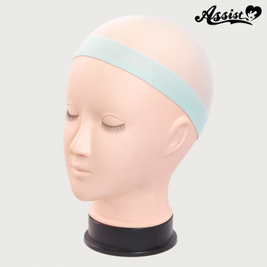 Wig net (swimming cap type) Aqua Blue