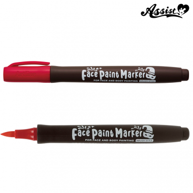 Face paint marker Red