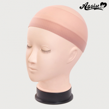 Wig net (swimming cap type) Pink Beige