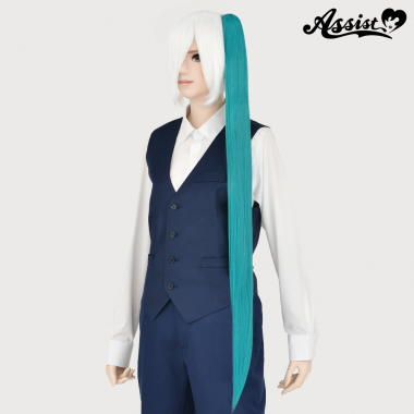 100cm Clip-in Wig Turquoise NHM-25