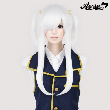Twin Tail Wig White 600