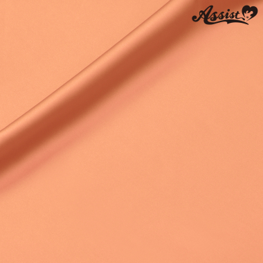 Assist Satin Fabric 125cm Wide X 50cm Yellow/Orange No.26
