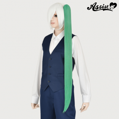 100cm Clip-in Wig　Light Green NLG-11