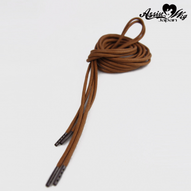 Shoelace 270 cm (round cord)　Brown