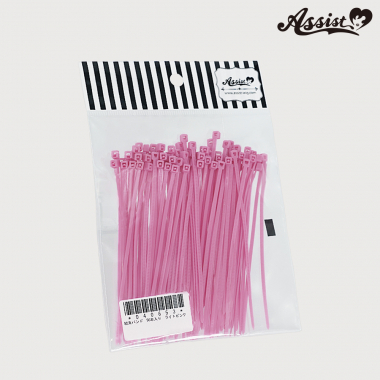 Cable Ties, Pack Of 90 Light Pink