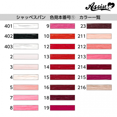 Fujix Schappespan Sewing Thread 200m Roll (60 Count) Color Sample Number ①