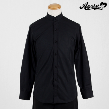 Stand  Color Shirt Black