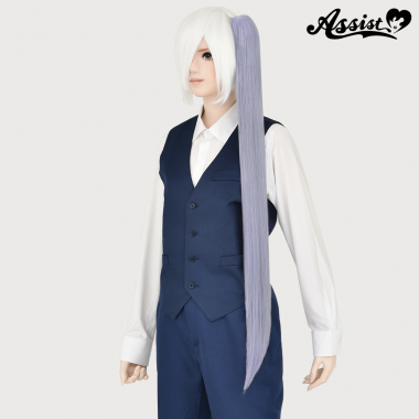 100cm Clip-in Wig Purple Silver NPS-144