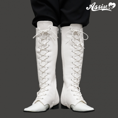 Lace-up Boot Covers　White