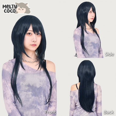 Jellyfish Hair Long　Melty Dark Blue