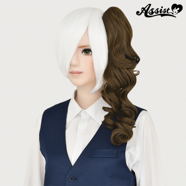 40 cm Clip-in Curly Wig Brown 8