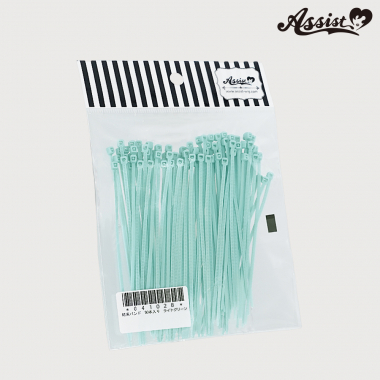Cable Ties, Pack Of 90　Light Green