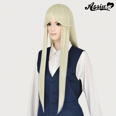 Long Wig with 1 Round Skin Top　Lehen Green NRGN-188