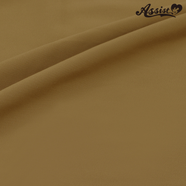 Polyester Twill 150cm Wide X 50cm Brown　No.16