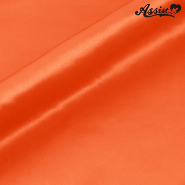 Matte Satin 150cm Wide X 50cm Yellow/Orange　No.17